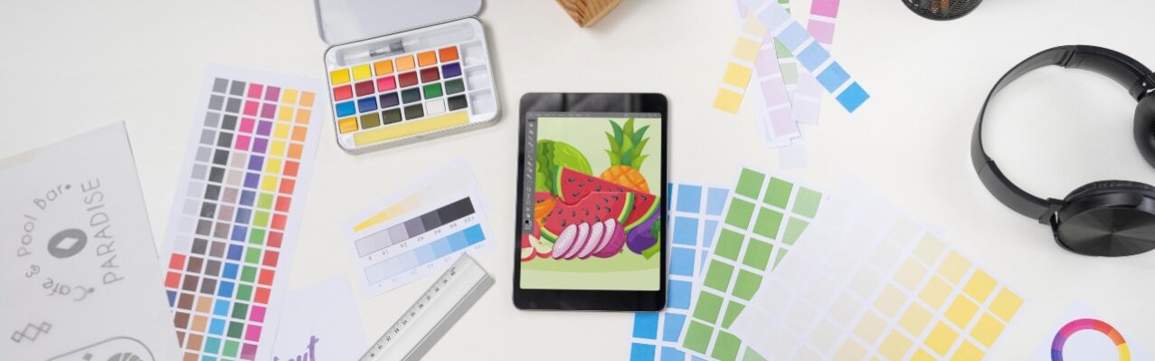 top-view-graphic-designer-with-tablet